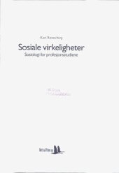 book Sosiale virkeligheter : sosiologi for profesjonsstudiene