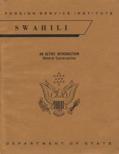 book Swahil, an active introduction : General Conversation.