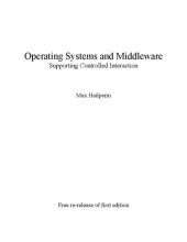 book Operating System and Middleware. Supporting Controlled Interaction