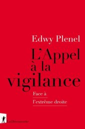 book L'Appel à la vigilance - Face à l’extrême droite