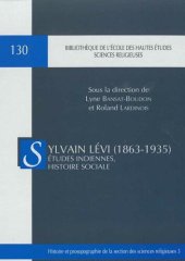 book Sylvain Lévi (1863-1935) études indiennes, histoire sociale