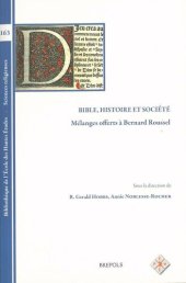 book Bible, histoire et société: mélanges offerts à Bernard Roussel