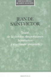 book Jean de Saint-Victor : Traité de la division des royaumes