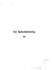 book Der Hottentottenkrieg