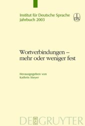 book Wortverbindungen - mehr oder weniger fest