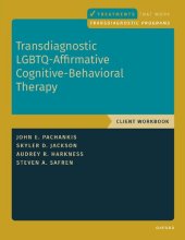 book Transdiagnostic LGBTQ-Affirmative Cognitive-Behavioral Therapy: Workbook