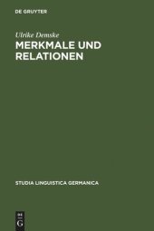 book Merkmale und Relationen: Diachrone Studien zur Nominalphrase des Deutschen