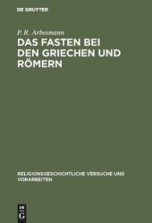 book Das Fasten bei den Griechen und Römern