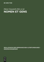 book Nomen et gens: Zur historischen Aussagekraft frühmittelalterlicher Personennamen