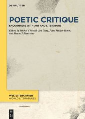 book Poetic Critique: Encounters with Art and Literature