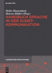 book Handbuch Sprache in der Kunstkommunikation