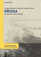 book Prosa: Geschichte, Poetik, Theorie