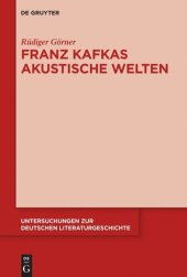 book Franz Kafkas akustische Welten