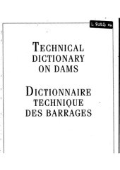 book Technical Dictionary on Dams / Dictionnaire Technique Des Barrages