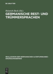 book Germanische Rest- und Trümmersprachen