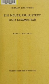 book Ein Neuer Paulustext und Kommentar