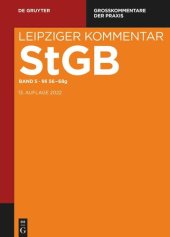 book Strafgesetzbuch. Leipziger Kommentar: Band 5 §§ 56-68g