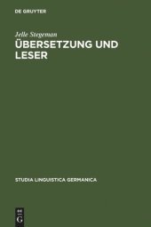 book Übersetzung und Leser: Untersuchungen zur Übersetzungäquivalenz dargestellt an der Rezeption von Multatulis "Max Havelaar" und seinen deutschen Übersetzungen