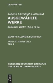 book Ausgewählte Werke: Teil 2 Kleinere Schriften. Zweiter Teil