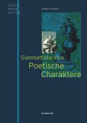 book Giambattista Vico - Poetische Charaktere