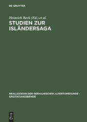 book Studien zur Isländersaga: Festschrift für Rolf Heller