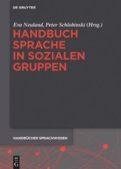 book Handbuch Sprache in sozialen Gruppen