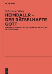 book Heimdallr – der rätselhafte Gott: Eine philologische und religionsgeschichtliche Untersuchung