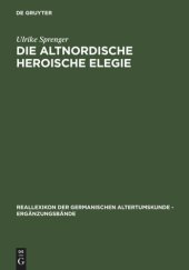 book Die altnordische Heroische Elegie