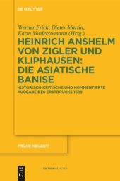 book Die Asiatische Banise: Historisch-kritische und kommentierte Ausgabe des Erstdrucks (1689)