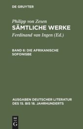 book Sämtliche Werke: Band 6 Die afrikanische Sofonisbe