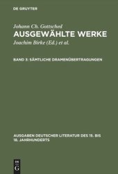 book Ausgewählte Werke: Band 3 Sämtliche Dramenübertragungen