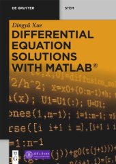 book Differential Equation Solutions with MATLAB®