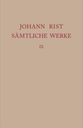 book Sämtliche Werke: Band 9 Dichtungen 1647–1648