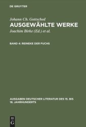 book Ausgewählte Werke: Band 4 Reineke der Fuchs