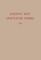 book Sämtliche Werke: Band 8 Dichtungen 1644–1646