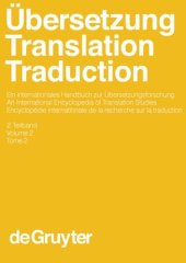 book Übersetzung - Translation - Traduction: 2. Teilband