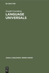 book Language Universals