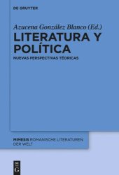 book Literatura y política: Nuevas perspectivas teóricas