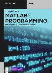 book MATLAB Programming: Mathematical Problem Solutions