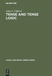 book Tense and Tense Logic