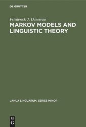 book Markov Models and Linguistic Theory