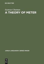 book A Theory of Meter