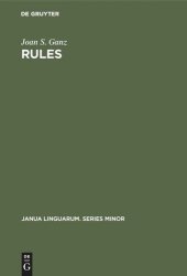 book Rules: A Systematic Study