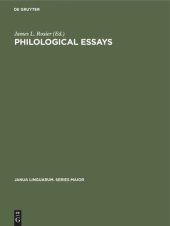 book Philological Essays: Studies in Old and Middle English Language and Literature in Honour of Herbert Dean Meritt