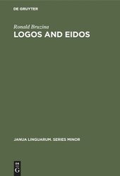 book Logos and Eidos: The Concept in Phenomenology