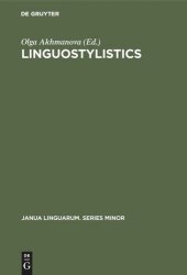 book Linguostylistics: Theory and method