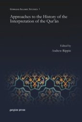 book Approaches to the History of the Interpretation of the Qur’ān