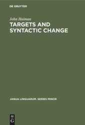 book Targets and Syntactic Change