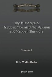 book The Histories of Rabban Hormizd and Rabban Bar-Idta