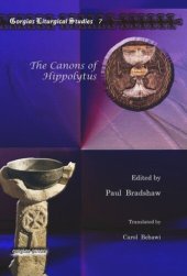 book The Canons of Hippolytus